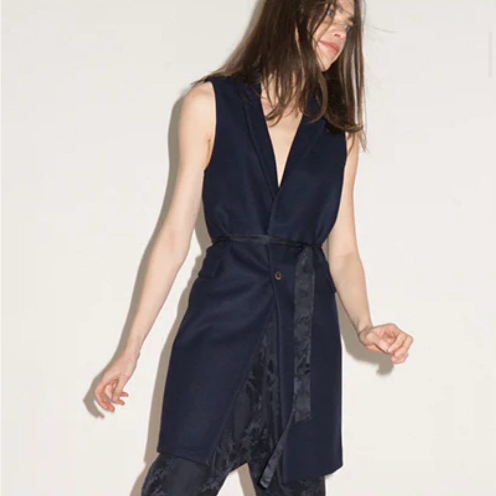 Caron Callahan 100% Wool and Silk Vest